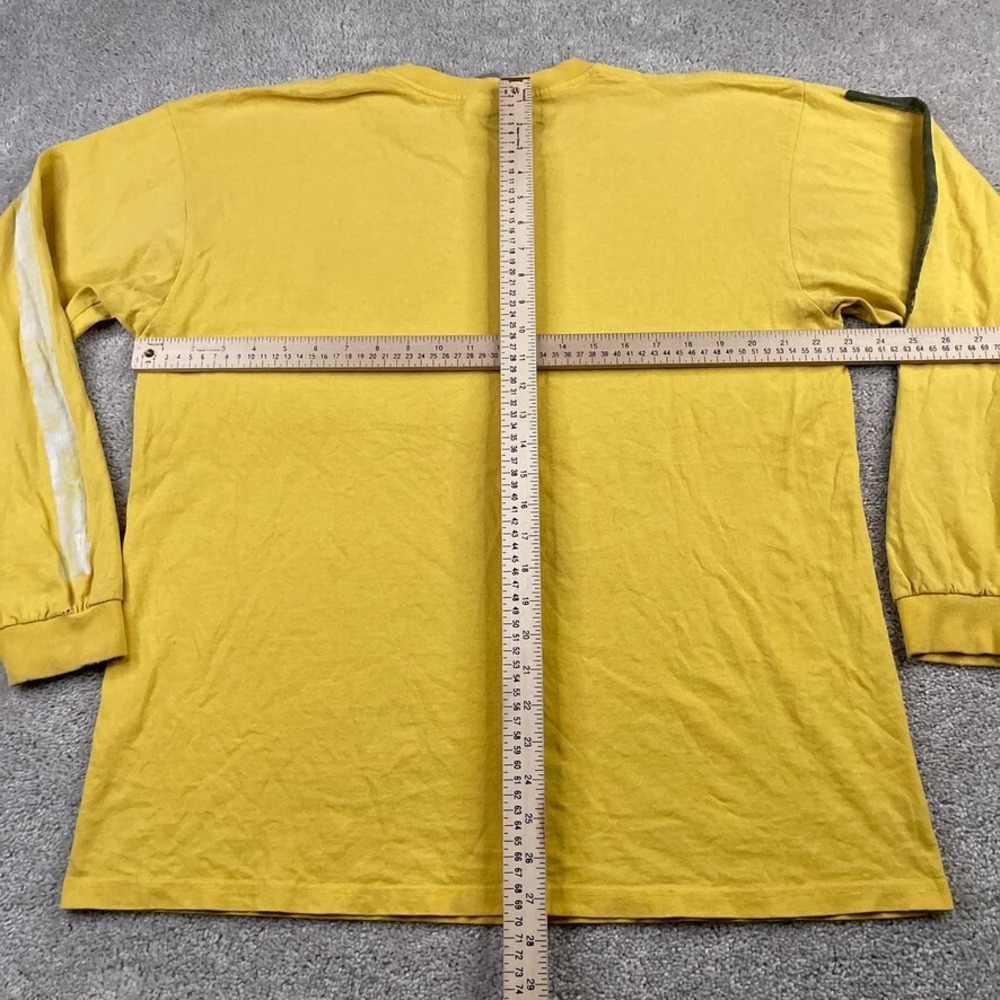 VINTAGE Nike Shirt Mens Large Yellow Just Do It Logo Brushstroke Y2K Grey Tag‎ - Picture 10 of 13